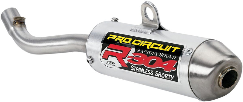 R-304 Slip-On Shorty Silencer Silver For KTM SX 65 - 04-08