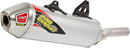 T-5 Slip-On Silencer Silver For Kawasaki KLR 650 - 08-15