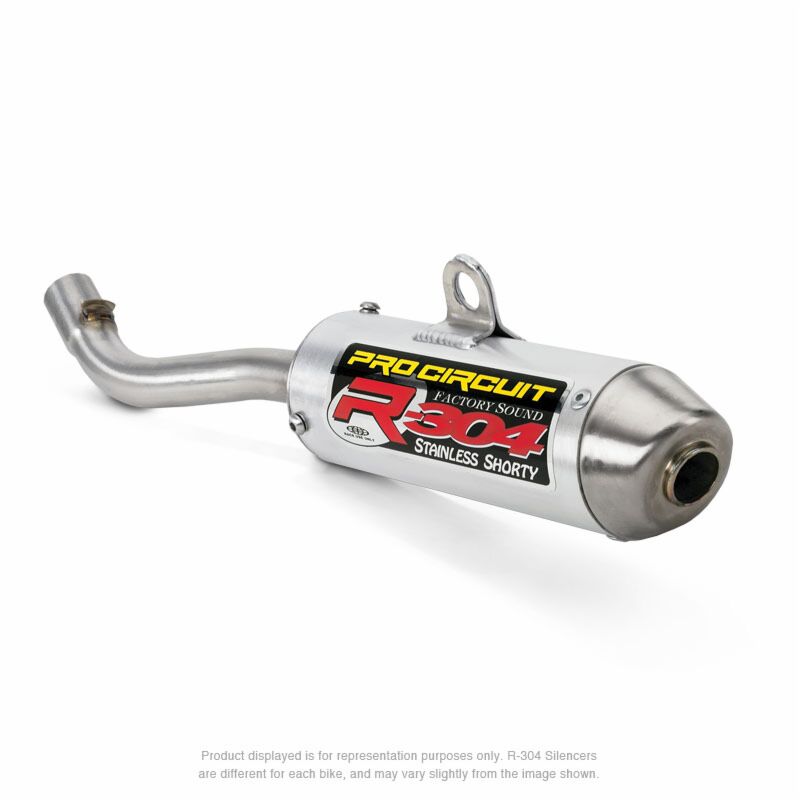 R304 Shorty & R304 Shorty Ti-2 Carbon-Kevlar Silencers For KTM SX 150 2011-2015