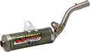TI-2 Silencer Silver For Kawasaki KX 100 - 98-21