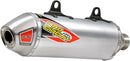 T-6 Slip-On Silencer Silver For Husqvarna FC 450 16-18 / KTM XC-F 450 16-17