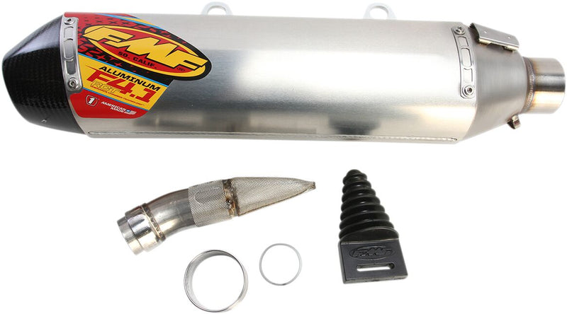 Factory 4.1 RCT Slip-On Muffler Aluminium And Carbon Natural