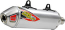 T-6 Slip-On Silencer Silver For Husqvarna FC 350 / KTM SX-F 350 - 16-18
