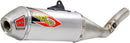 T-6 Slip-On Silencer Silver For Suzuki RM-Z 450 - 18-22