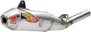 T-6 Slip-On Silencer Silver For Yamaha YZ 250 - 19-22