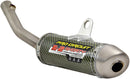 TI-2 Slip-On Silencer Silver For Honda CR 125 R - 93-97