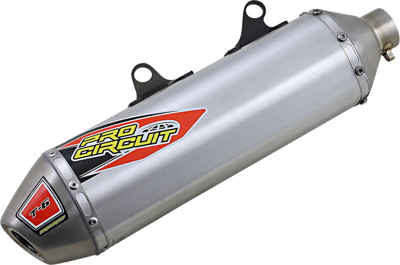 T-6 Slip-On Silencer Silver For Husqvarna FE 350 / FE 501 - 20-21