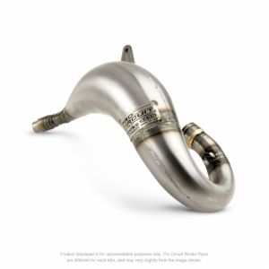 2-Stroke Exhaust Works Pipe Silver For Honda CR125R - 89