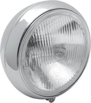 Headlight 7" Smooth Chrome HD FLST