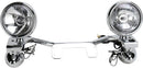 Steel Lightbar Spotlight Kit Chrome For Honda VT 750 C2 ACE 1998-2002