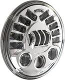 LED Adaptive 2 8790 Headlight Chrome - 7 Inch