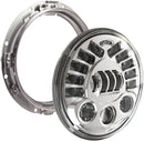 LED Adaptive 2 Headlight Chrome - 7 Inch