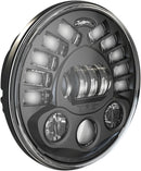 Pedestal Mount LED Adaptive 2 Headlight Black - 7 Inch