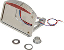 Side Mount Half-Moon LED Taillight And License Plate Mount For Harley Davidson FLSTF 1450 2004-2006