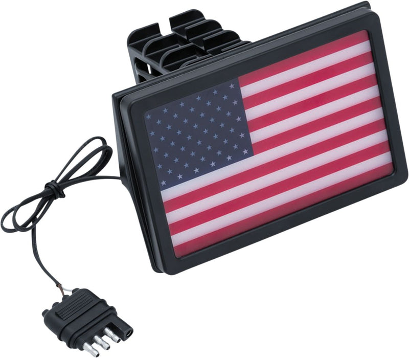 Freedom Flag LED Receiver Hitch Cover