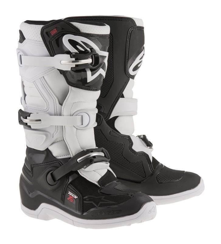 Youth Tech 7 S Off-Road Boots Black / White