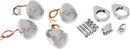 Turn Signal Kit Deuce Red / Amber LED Clear Honeycomb Lens