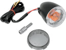 Turn Signal Kit Front OEM Deuce-Style Smoke Lens Matte Black