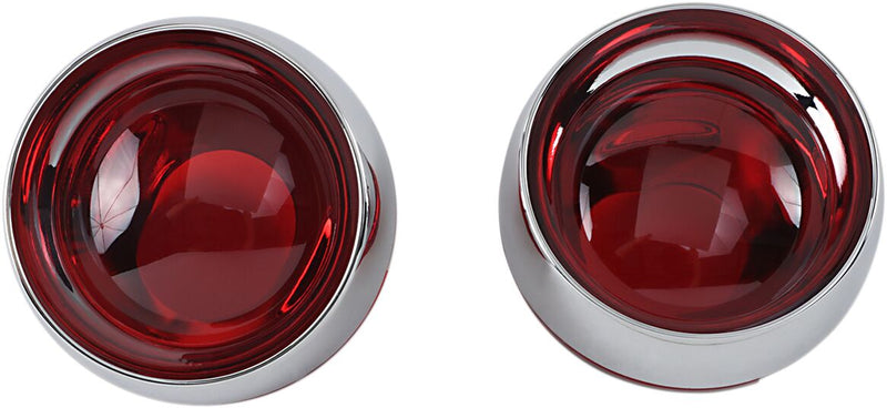 Deep Dish Bezels With Red Lenses