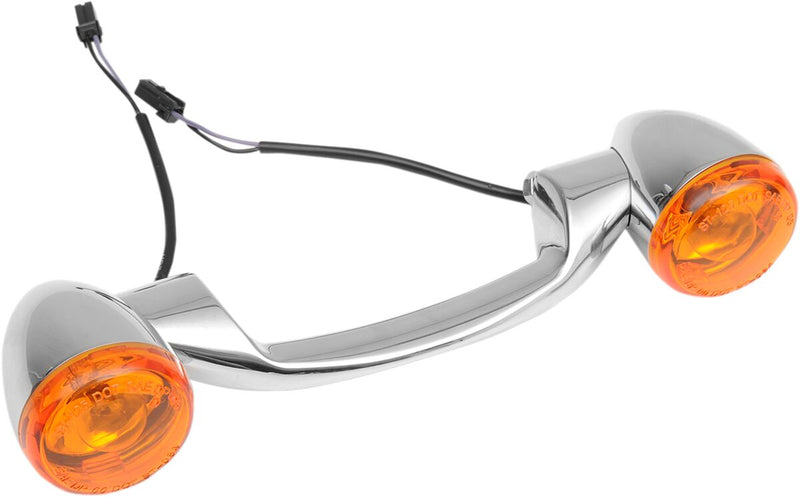 Rear Turn Signal Kit Bullet Style Chrome