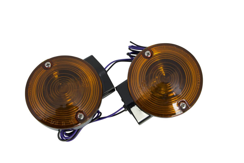Turn Signals Replacement Rear Black / Amber