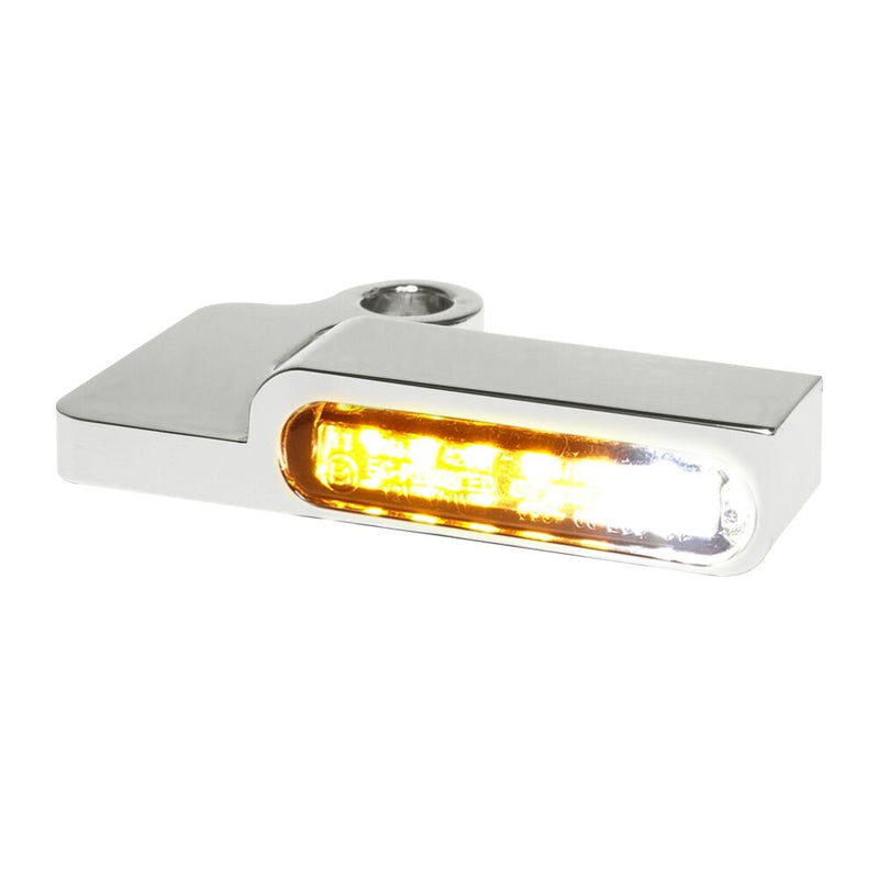 Handlebar Mounting LED Blinkers With Position Light Chrome