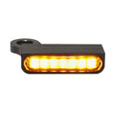 Handlebar Mounting LED Blinkers Amber / Black For Harley Davidson FXDB 1690 2016