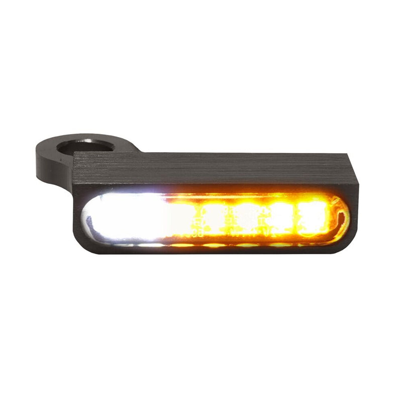 Handlebar Mounting LED Blinkers With Position Light Black For Harley Davidson FXDB 1690 2016