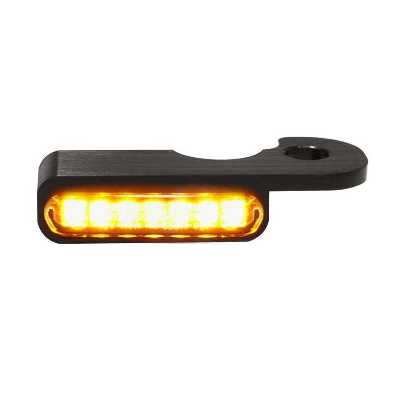 Handlebar Mounting LED Blinkers Amber / Black For Harley Davidson FXSE 1800 ABS 2016-2017