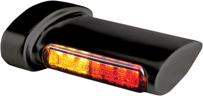 Winglets Fender LED Turn Signals 3-in-1 Black