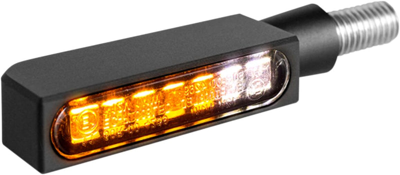 Turn-Signal Blokk-Line LED With Position Light Amber / Black