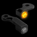 NANO Series Handlebar Turn Signals Black For Harley Davidson FLS 1690 2015-2016 HBTSNFL15PL