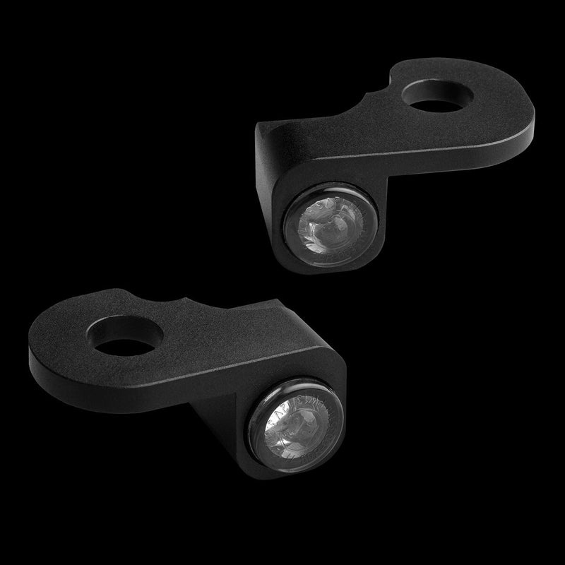 NANO Series Handlebar Turn Signals Black For Harley Davidson FLHR 1750 2017-2019 HBTSNFLHHC