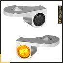 NANO Series Handlebar Turn Signals Chrome For Harley Davidson FLHR 1750 2017-2019 HBTSNFLHHCCPL