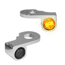 NANO Series Handlebar Turn Signals Chrome For Harley Davidson VRSCA 1130 2002-2006 HBTSNVRS02CPL