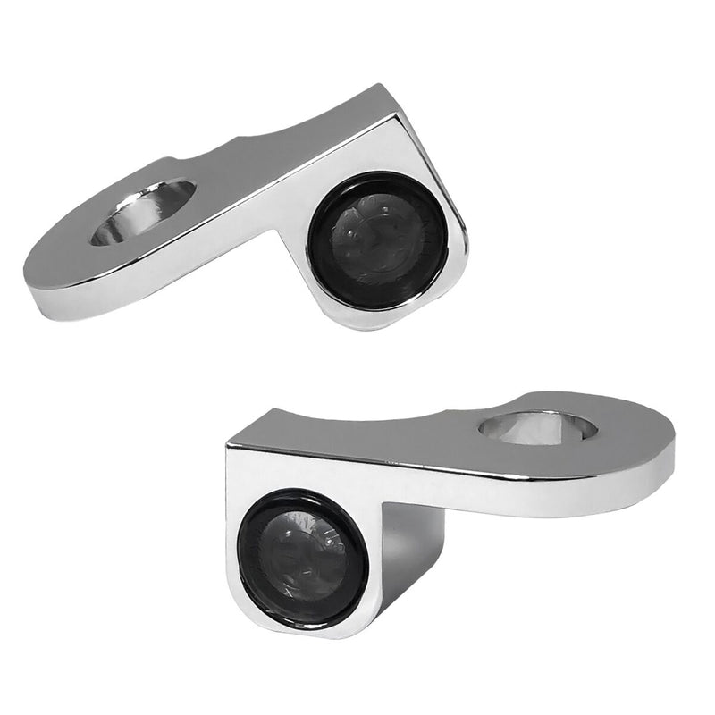 NANO Series Handlebar Turn Signals Chrome For Harley Davidson FLSS 1800 ABS 2016-2017 HBTSNS14C