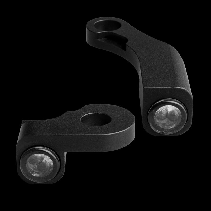 NANO Series Handlebar Turn Signals Black For Harley Davidson FLDE 1750 ABS 2018-2020 HBTSNFL18