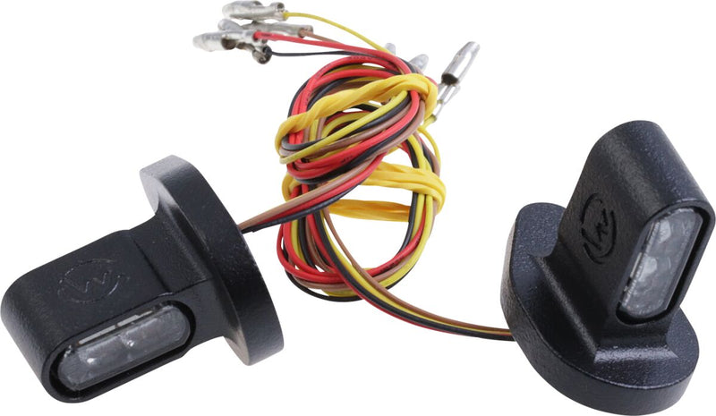 Short Turn Signal 3-In-1 Black
