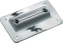 Laydown License Plate Holder Chrome