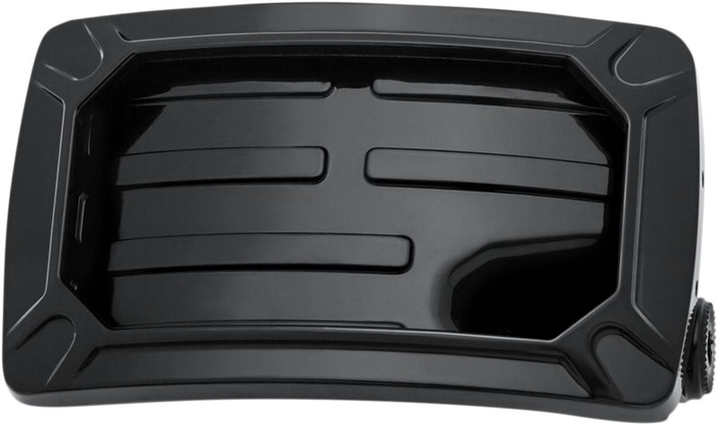 Nova Curved License Plate Holdedr Side Mount Horizontal Black