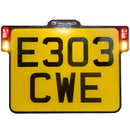 All-In-One 2.0 Black UK License Plate With LED Break & Rear Light