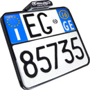 Italy License Plate With Taillight