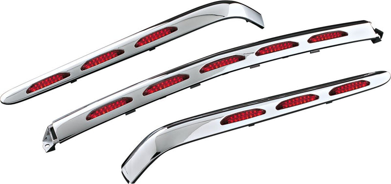 LED Lighted Trunk Molding With Red Lens