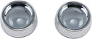 Deep Dish Bezels For Bullet Turn Signals Smoke Lens Chrome Bezel