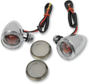 Mini-Deuce Marker Lights Bolt-Mount Clear / Smoke Lens Chrome