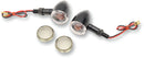 Mini-Deuce Marker Lights Stud-Mount Clear / Smoke Lens Black