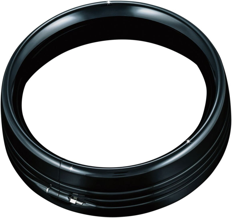 Trim Ring For Headlight Black - 7 Inch