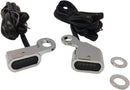 Lights Marker Handlebar Chrome / Smoke LED For Harley Davidson FLS 1690 2012-2014