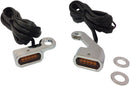 Lights Marker Handlebar Chrome / Amber LED For Harley Davidson FLDE 1750 ABS 2018-2020