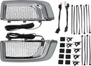 Tracer LED Fairing Lower Grill Inserts Chrome